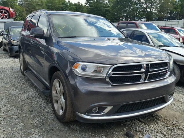 1C4RDHDGXEC360190 - 2014 DODGE DURANGO LI GRAY photo 1