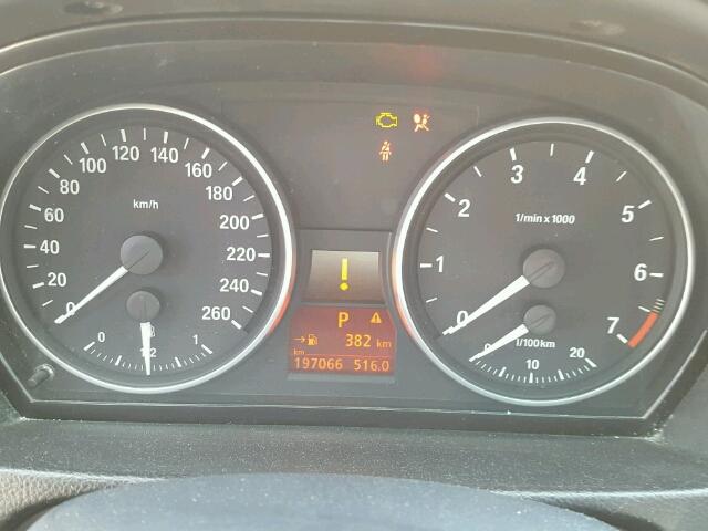 WBAVH13517KC97385 - 2007 BMW 323 I BLACK photo 8