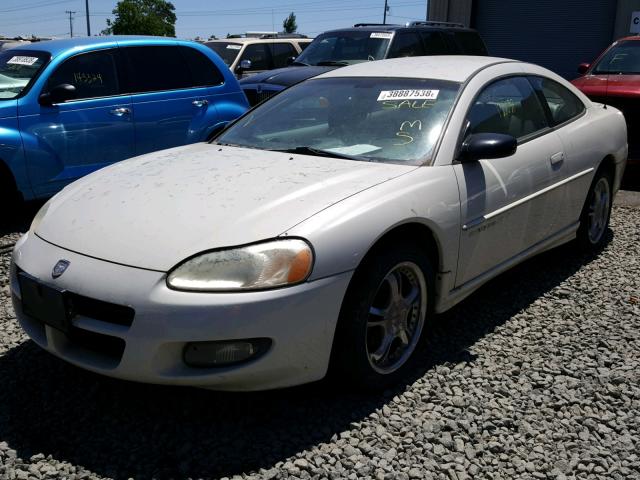 4B3AG52H11E153913 - 2001 DODGE STRATUS R/ CREAM photo 2