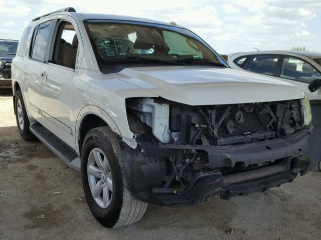 5N1BA0ND3CN617381 - 2012 NISSAN ARMADA SV WHITE photo 1