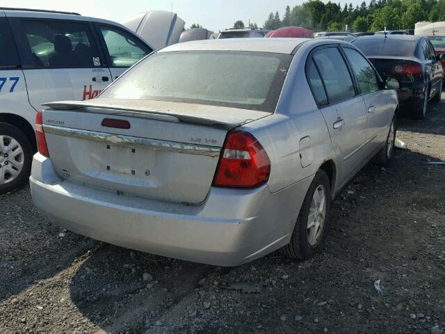 1G1ZT54855F135130 - 2005 CHEVROLET MALIBU LS SILVER photo 4
