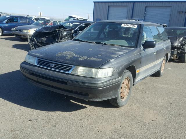 4S3BJ6338P6959927 - 1993 SUBARU LEGACY L A GRAY photo 2