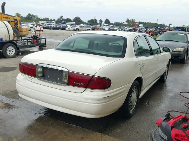 1G4HP52K144144368 - 2004 BUICK LESABRE CU WHITE photo 4