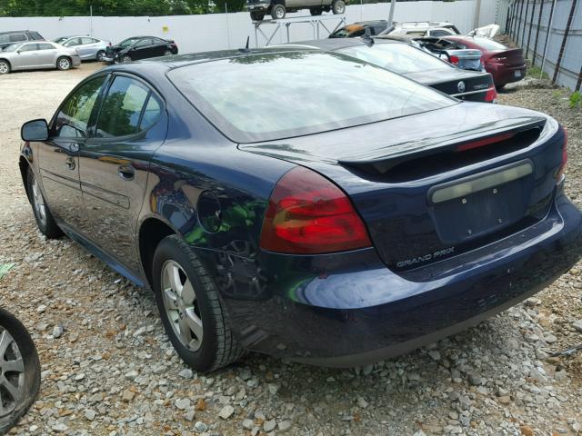 2G2WP552X71181298 - 2007 PONTIAC GRAND PRIX BLUE photo 3
