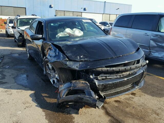 2C3CDXJG2GH134363 - 2016 DODGE CHARGER BLACK photo 1