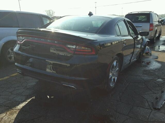 2C3CDXJG2GH134363 - 2016 DODGE CHARGER BLACK photo 4