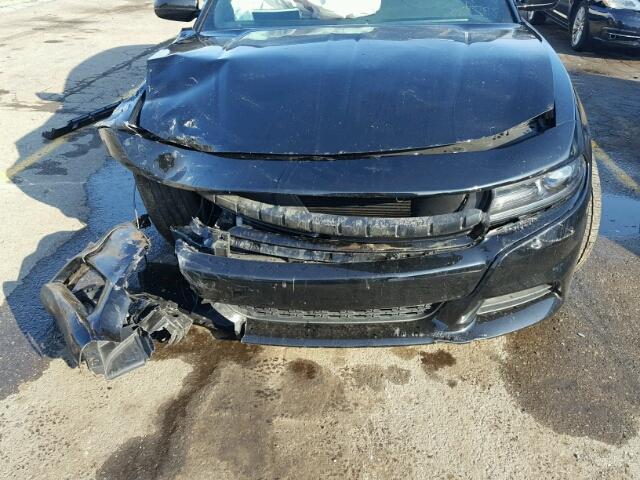 2C3CDXJG2GH134363 - 2016 DODGE CHARGER BLACK photo 7