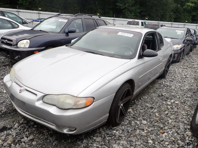 2G1WW12E339155443 - 2003 CHEVROLET MONTE CARL ვერცხლისფერი ფოტო 2