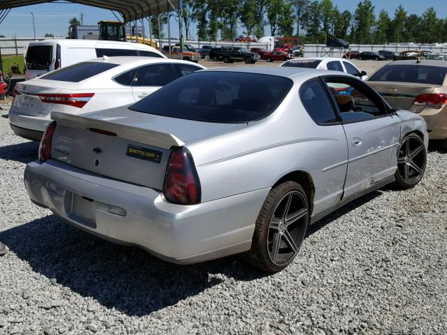 2G1WW12E339155443 - 2003 CHEVROLET MONTE CARL ვერცხლისფერი ფოტო 4
