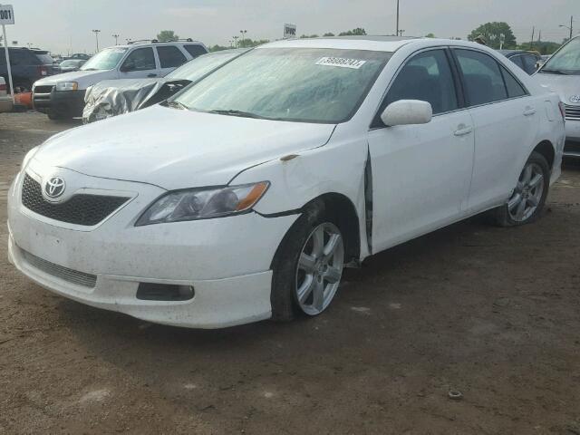 4T1BE46K28U741115 - 2008 TOYOTA CAMRY CE/L WHITE photo 2