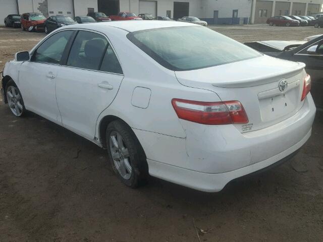 4T1BE46K28U741115 - 2008 TOYOTA CAMRY CE/L WHITE photo 3