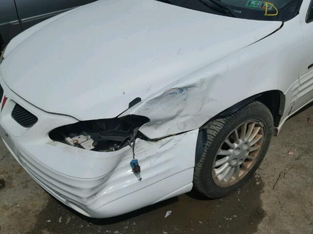 1G2NF52T1YM826874 - 2000 PONTIAC GRAND AM S 白色 照片 9