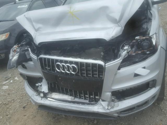 WA1DGAFE7DD015898 - 2013 AUDI Q7 PRESTIG SILVER photo 9