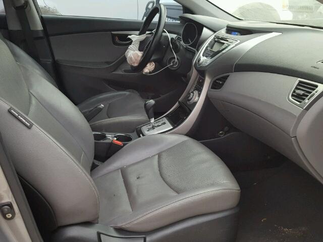 KMHDH4AE8BU120261 - 2011 HYUNDAI ELANTRA GRAY photo 5