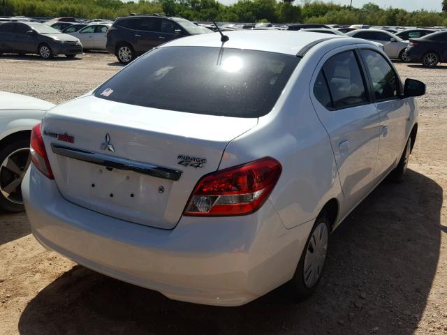 ML32F3FJXHHF13736 - 2017 MITSUBISHI MIRAGE G4 WHITE photo 4