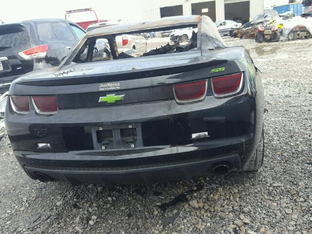 2G1FJ1EJ6A9215655 - 2010 CHEVROLET CAMARO BURN photo 10