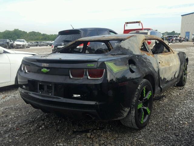 2G1FJ1EJ6A9215655 - 2010 CHEVROLET CAMARO BURN photo 4