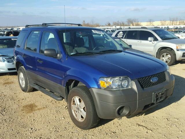 1FMYU02Z16KC35633 - 2006 FORD ESCAPE XLS BLUE photo 1