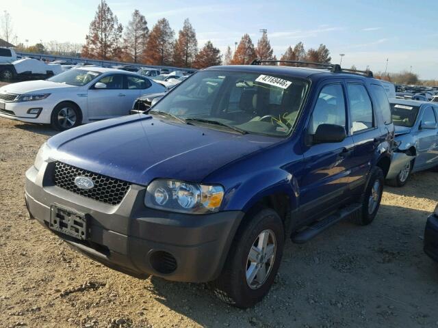 1FMYU02Z16KC35633 - 2006 FORD ESCAPE XLS BLUE photo 2