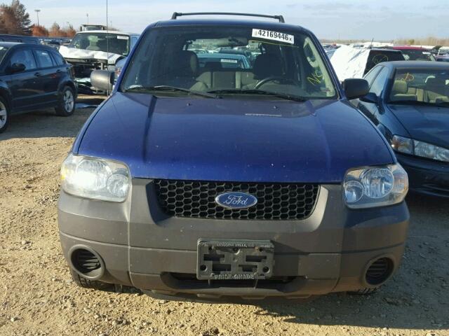 1FMYU02Z16KC35633 - 2006 FORD ESCAPE XLS BLUE photo 9