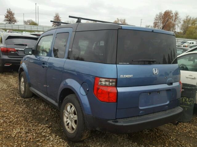 5J6YH28706L026382 - 2006 HONDA ELEMENT EX BLUE photo 3