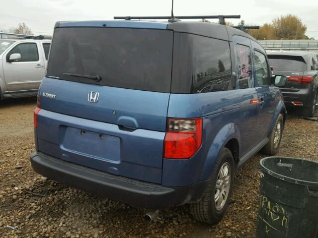 5J6YH28706L026382 - 2006 HONDA ELEMENT EX BLUE photo 4