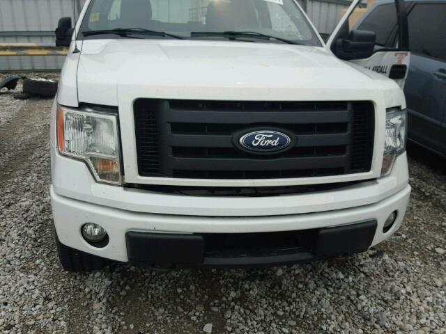 1FTEX1EW6AKE81351 - 2010 FORD F150 WHITE photo 7