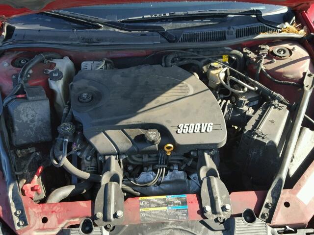 2G1WT58KX81323968 - 2008 CHEVROLET IMPALA LT RED photo 7