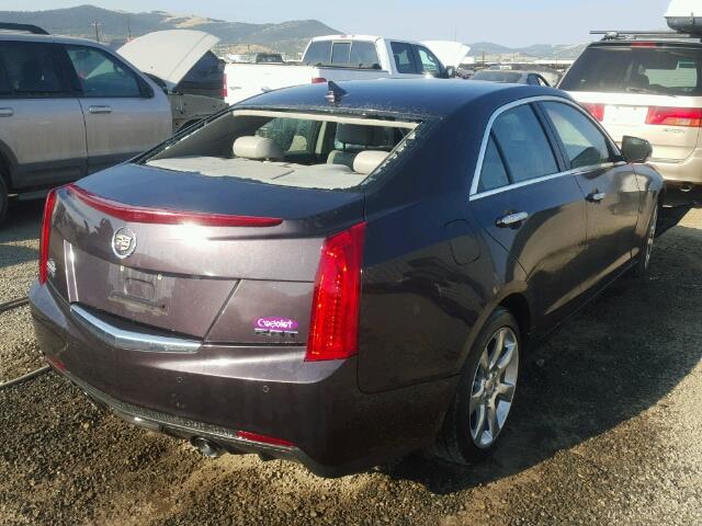 1G6AB5RX1E0116376 - 2014 CADILLAC ATS CHARCOAL photo 4