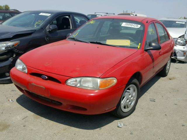 3FAFP13P31R185625 - 2001 FORD ESCORT RED photo 2