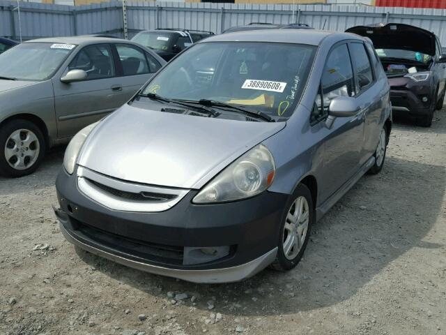 JHMGD38697S810009 - 2007 HONDA FIT S 灰色 照片 2