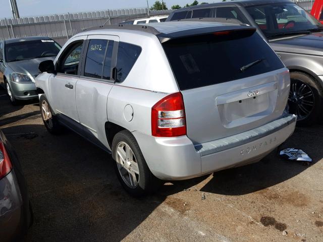 1J8FT47058D521467 - 2008 JEEP COMPASS SP SILVER photo 3