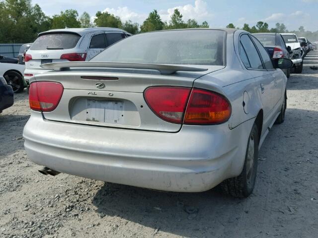 1G3NL52F64C155300 - 2004 OLDSMOBILE ALERO GL SILVER photo 4