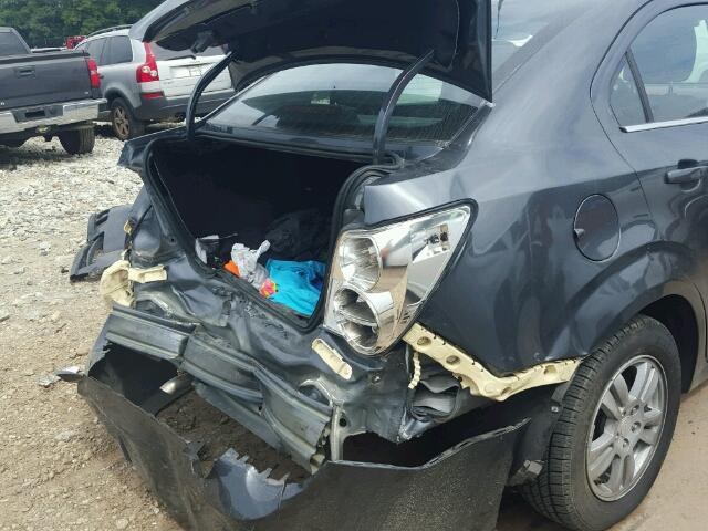 1G1JC5SH2D4112530 - 2013 CHEVROLET SONIC LT 灰色 照片 9