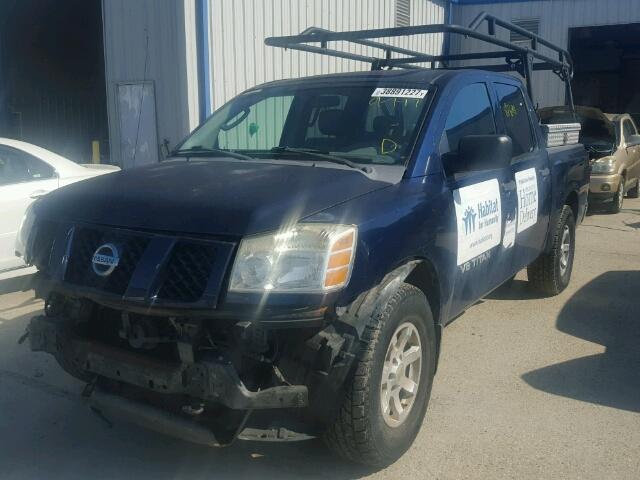 1N6AA07B56N504738 - 2006 NISSAN TITAN XE BLACK photo 2