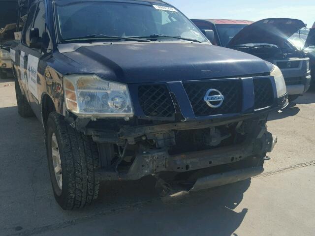 1N6AA07B56N504738 - 2006 NISSAN TITAN XE BLACK photo 9