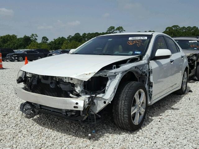 JH4CU2F60DC007199 - 2013 ACURA TSX TECH WHITE photo 2