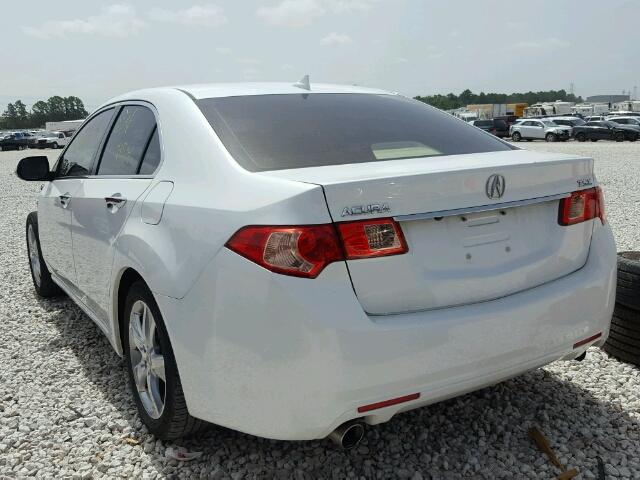 JH4CU2F60DC007199 - 2013 ACURA TSX TECH WHITE photo 3