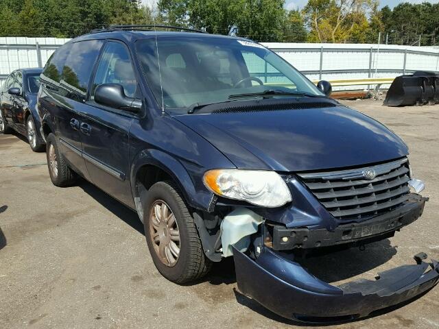 2A4GP54L87R187736 - 2007 CHRYSLER TOWN & COU BLUE photo 1