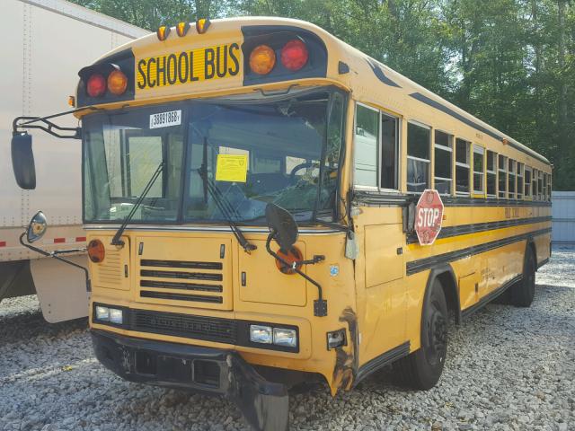 1BABJCKA16F234595 - 2006 BLUE BIRD SCHOOL BUS YELLOW photo 2