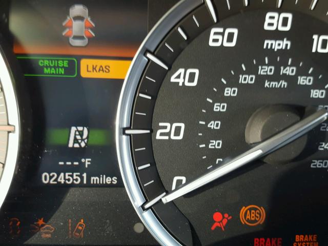 19UUB1F50FA014179 - 2015 ACURA TLX TECH رمادي صورة 8