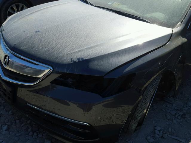 19UUB1F50FA014179 - 2015 ACURA TLX TECH رمادي صورة 9