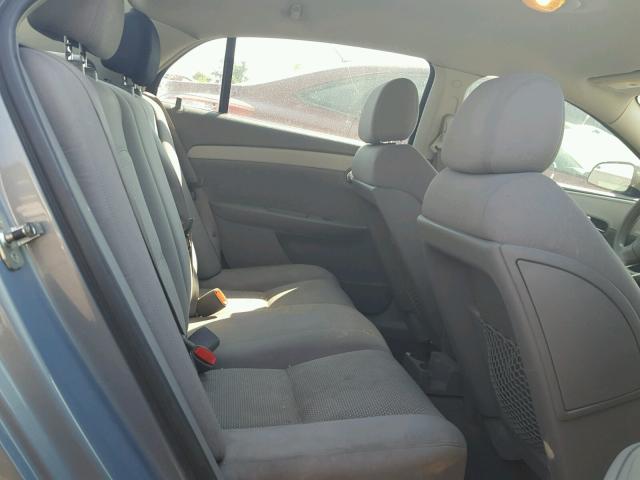 1G1ZG57B894111188 - 2009 CHEVROLET MALIBU LS BLUE photo 6