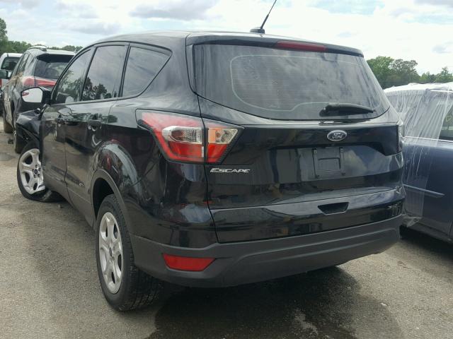 1FMCU0F71HUA09313 - 2017 FORD ESCAPE S BLACK photo 3