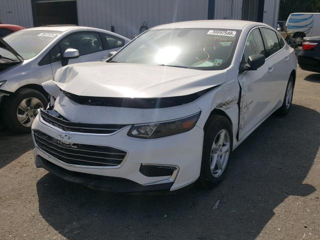 1G1ZB5ST9JF198803 - 2018 CHEVROLET MALIBU LS თეთრი ფოტო 2
