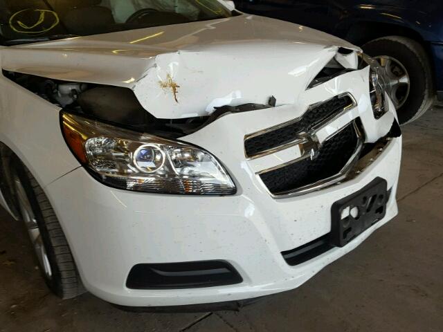 1G11C5SA1DF151990 - 2013 CHEVROLET MALIBU 1LT WHITE photo 9