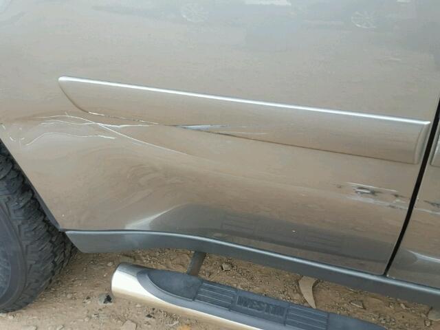 1GNDT13S962101974 - 2006 CHEVROLET TRAILBLAZE TAN photo 9