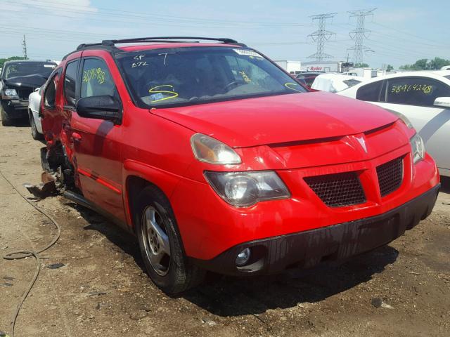 3G7DA03E82S551728 - 2002 PONTIAC AZTEK RED photo 1