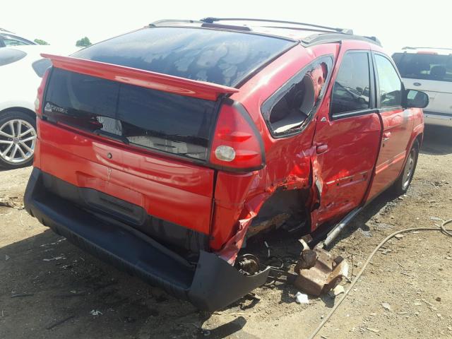 3G7DA03E82S551728 - 2002 PONTIAC AZTEK RED photo 4