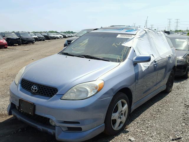 2T1KR32E63C105130 - 2003 TOYOTA COROLLA MA BLUE photo 2